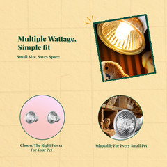 Heat Bulb, screw-in base, Adaptable Heating for Home Decor