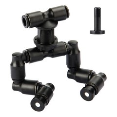 Reptile Mister Nozzles – T Double Misting Assembly, 1/4” Misting Nozzles for…