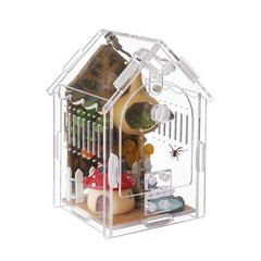 Acrylic Jumping Spider Enclosure | Magnetic Latch | 1200ml Capacity