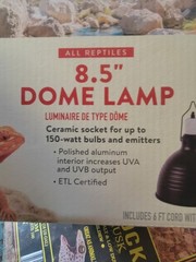 Thrive 8.5 Inch Dome Heat Lamp for Reptiles and Amphibians New