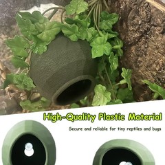 1 Pack Jumping Spider Nest Spider Hide Tree Frog Habitat Accessories Hermit C…