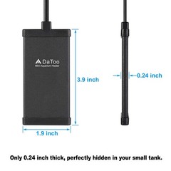DaToo 10 Watt Small Aquarium Heater Mini Betta Flat Fish Tank Heater for 1 Ga…