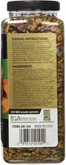 Zoo Med Natural Gourmet Bearded Dragon Food with Vitamin & Mineral 15oz – 3 Pack
