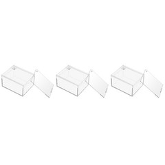 3 Pieces Spider Scorpion Feeding Box Reptile Tarantula Enclosure