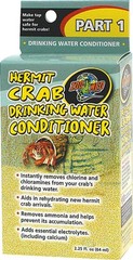 Zoo Med Hermit Crab Drinking Water Conditioner Removes Chorine 2.25-Oz – 3 Pack