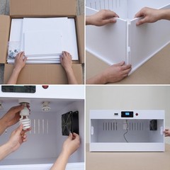 Pet Breeding Cage PVC Reptile Enclosure with App Control, for Herpetology