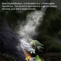 2.5L Reptile Fogger Mister Humidifier With Integrated Tank, Digital Timer