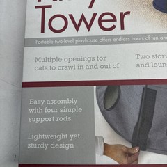 K&H Pet Products 2 Story Kitty Tower Gray 22″ x 22″ x 20″