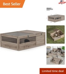 Versatile 37 x 25.5″ Reptile Cage with Enrichment Features and Waterproof Base