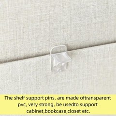 1/4 Inch Plastic Shelf Pegs, 20PCS Cabinet Shelf Supports & Clips, Furniture …