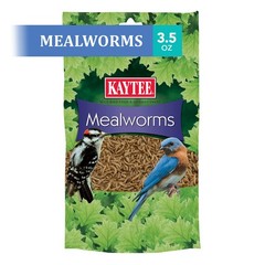 Kaytee Wild Bird Food Mealworms For Bluebirds, Wrens, 3.5 Ounce (Pack of 1)