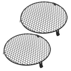 2pc Heat Lamp Cover for Reptile Enclosures | 5.62 Inch Protective Mesh