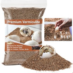14 Oz Vermiculite for Reptiles Terrarium Substrate Bedding Supplies
