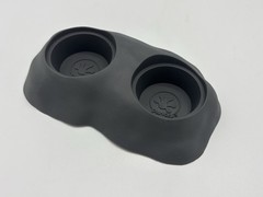 Pangea Silicone Eco Dish Crested Gecko Food Bowl Reptile Charcoal Color Pets