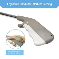 Duedusto Snake Feeding Tongs, 16 Inch Reptile Ball Python Grey