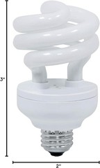 13W Fluorescent Canopy UVB/UVA Bulbs – Perfect Lighting for Reptiles (3.875 in)