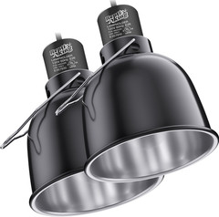 Reptile Light Fixture, 2-Pack 5.5” Deep Dome for Reptile Light/Heat Lamp/Uvb Li