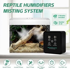 Automatic Reptile Mister Humidifier with Timer,Programmable Terrarium Reptile…