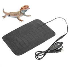 USB Reptile AntiScratch Heating Pad Waterproof Heat Mat For Reptiles Tortoise