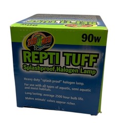 Zoo Med Repti Tuff 90W Splashproof Halogen Lamp Bulb Reptile Heat Light New
