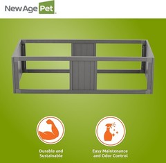 New Age Pet ECOFLEX Large Grey Mojave Stacker Reptile Habitat