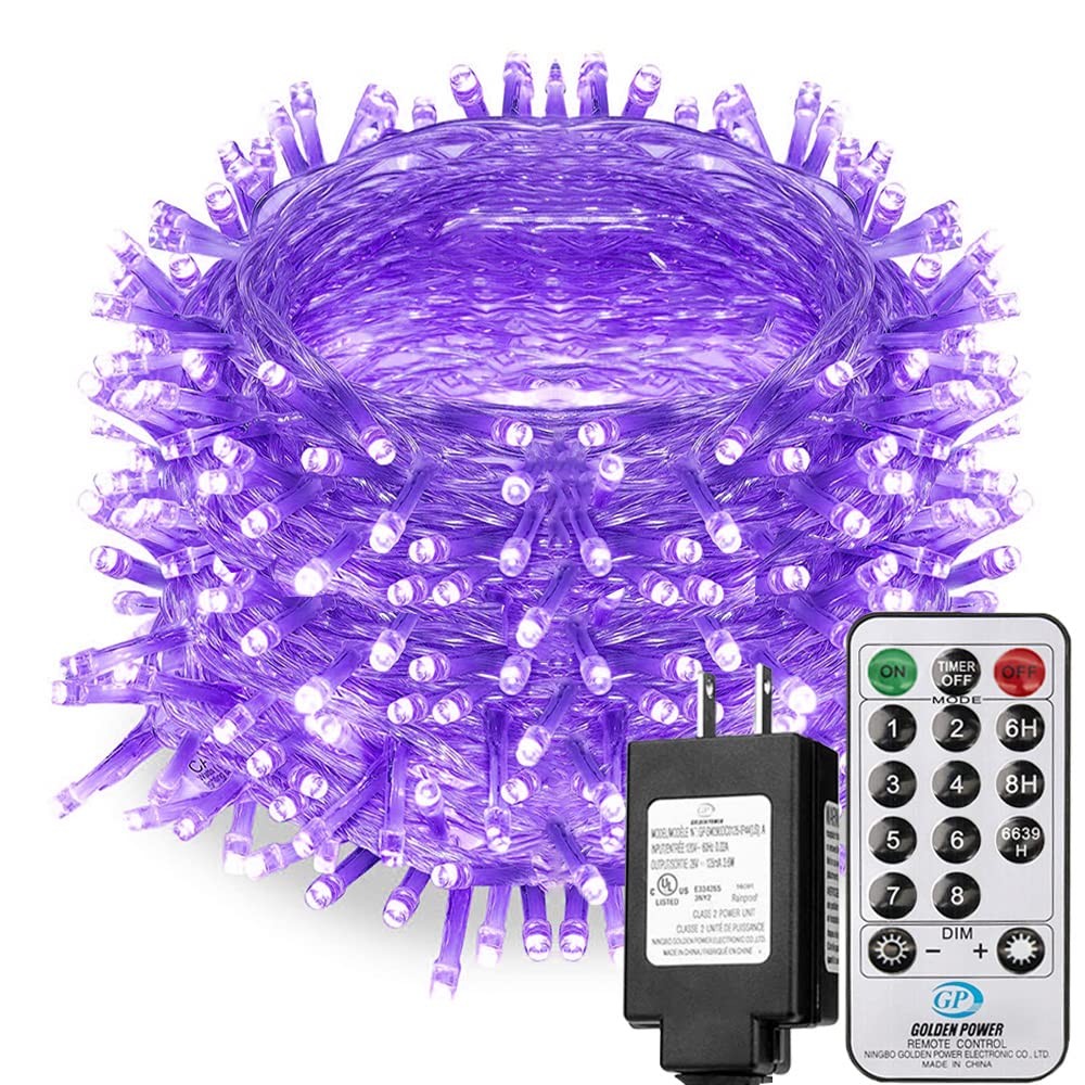 Solhice 60ft Black Light String Lights for Glow Party, 240 60ft,