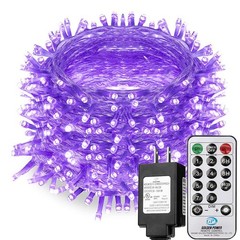 Solhice 60ft Black Light String Lights for Glow Party, 240 60ft,