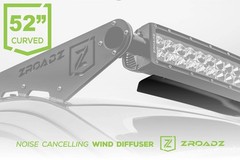 ZROADZ Noise Cancelling Wind Diffuser Black Aluminum for 50 Inch Curved Doubl…