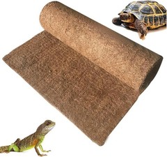 Hamiledyi 35.4×15.7″ Reptile Carpet Coconut Fiber Substrate Lizard Cage Mat Coco