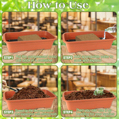 10LBS Coconut Fiber Substrate, 100% Organic Coconut Husk Coco Coir Brick Terrari