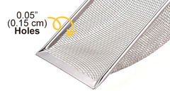 Reptile Sand Scoop, Stainless Steel Sifter for Lizard, Gecko & Snake Habitat,