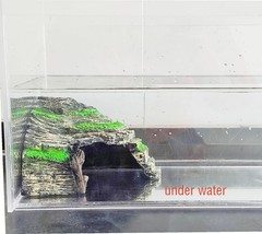 Reptile Hide, Reptile Basking Platform and Aquarium Cave for Lizards, Geckos,…