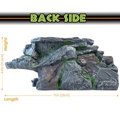 Reptile Hide & Cave Hideout Rainforest Series – Reptile Ledge Hide, Basking R…
