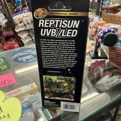 Zoo Med ReptiSun UVB/LED Lamp:Bright, 6500k white light LEDs