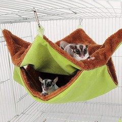 Pet Cage Hammock, Bunkbed Hanging Hammock for Small Animal Hideout – Sugar Gl…