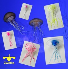 Fantasy Jellyfish for Jellyfish Lamps – Premium Set of 5 Multi Size & Colo