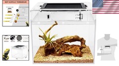 Versatile Reptile Terrarium 8″ x 8″ – Ideal for Lizards, Tortoises & More