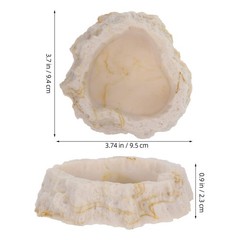 Anti Escape Feeding Bowl Chameleon Dish Bearded Dragon Accessories