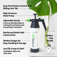 ExtremeMIST High-Performance Reptile Mister – Ultra-fine Reptile Sprayer & Terra
