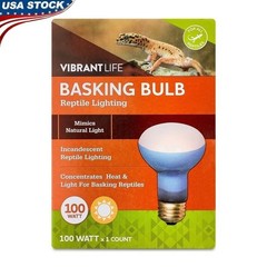 100W Basking Bulb Reptiles Infrared Heat Light Terrarium Lamp Indoor Use