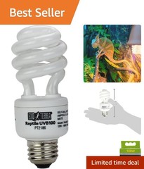 Exo Terra Repti Glo 5.0 Tropical Terrarium Lamp – 13W Fluorescent Bulb