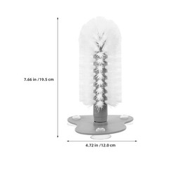 2 Pcs Turtle Cleaning Brush for Cup Aquarium Decorations
