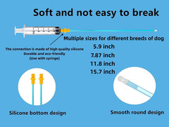 30 Pcs Artificial Insemination Dog Breeding Rods, Disposable Animals Breeding Tu