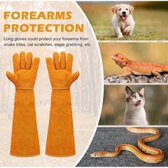New 69in Snake Tongs Professional Snake Grabber Tool with Long Handle And Gloves
