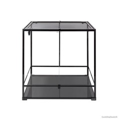 Reptile Glass Terrarium 36L 18W 36H Extra Tall Easy Assembly Front Opening