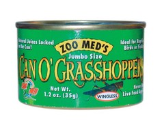 Zoo Med Can O’ Grasshoppers Reptile Wet Food 1ea/1.2 oz