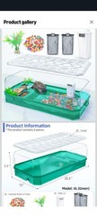 Large Turtle cage Tortoise Terrarium with Pump＆Filter w Shower Function