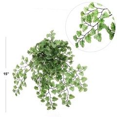 Larksilk 23x Artificial Maiden Hair Fern – Beautifully Realistic & Long-Lasti…