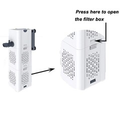 4pcs Bio-Sponge Filter Replacement for 6W 15W Ultra Quiet Fish Tank Filter 4-…