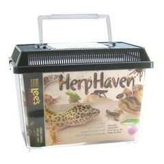 HerpHaven Terrarium – Rectangular Small – 9.1″L x 6″W x 6.6″H By Lee’s